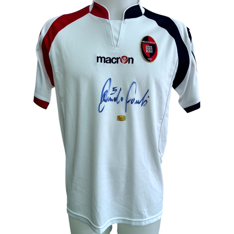 Maglia Ufficiale Conti Cagliari, 2009/10 - Autografata