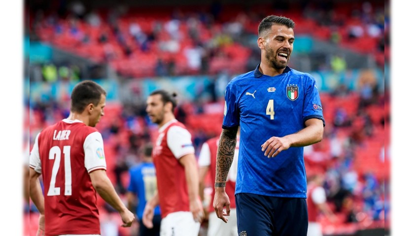 Spinazzola's Match Shirt, Italy-Austria 2021