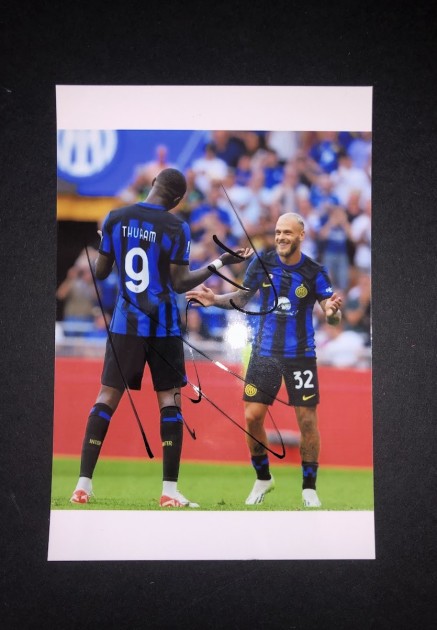 Photograph Signed by Marcus Thuram