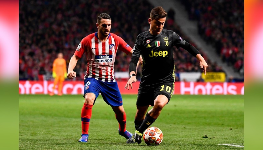 Koke's Atletico Madrid Match-Issue/Worn Shirt, UCL 2018/19