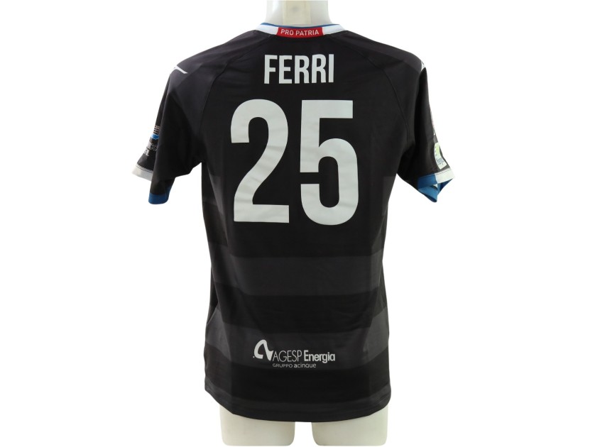 Ferri's Unwashed Match-Worn Shirt, Padova vs Pro Patria  2025