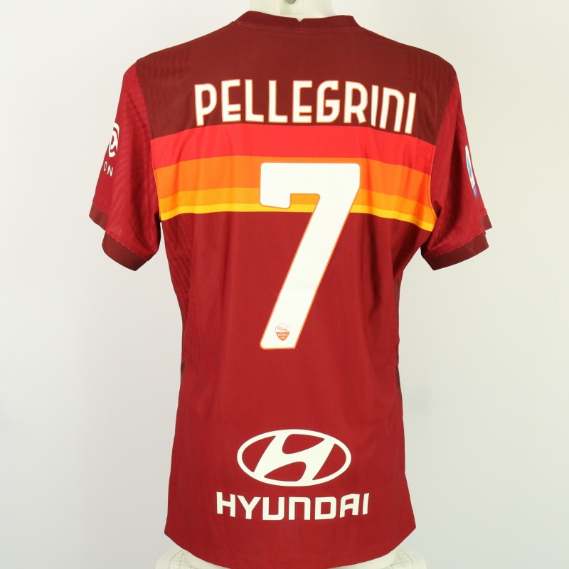 Pellegrini's Match-Issued Shirt, Roma vs Sampdoria 2021 - Special Patch