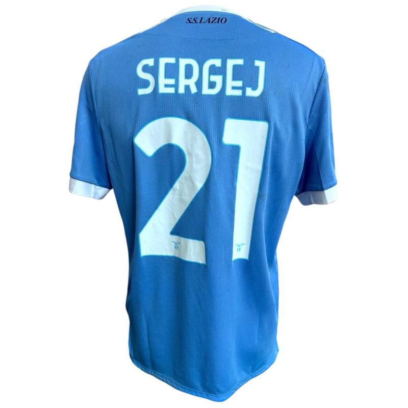 Milinkovic-Savic's Unwashed Shirt Lazio 2021/22