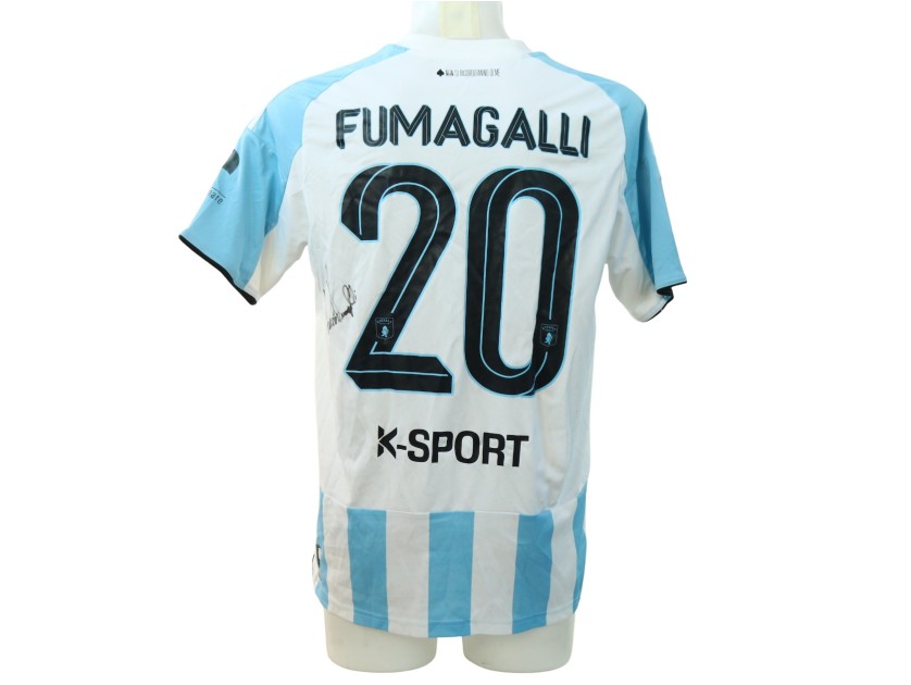 Fumagalli's Signed Unwashed Shirt, Virtus Entella vs Mantova 2025