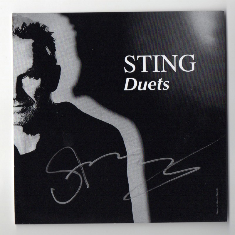 'Duets' CD by Sting + Signed Card