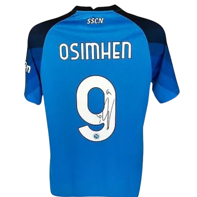 Maglia ufficiale firmata da Victor Osimhen per la SSC Napoli 2022/23