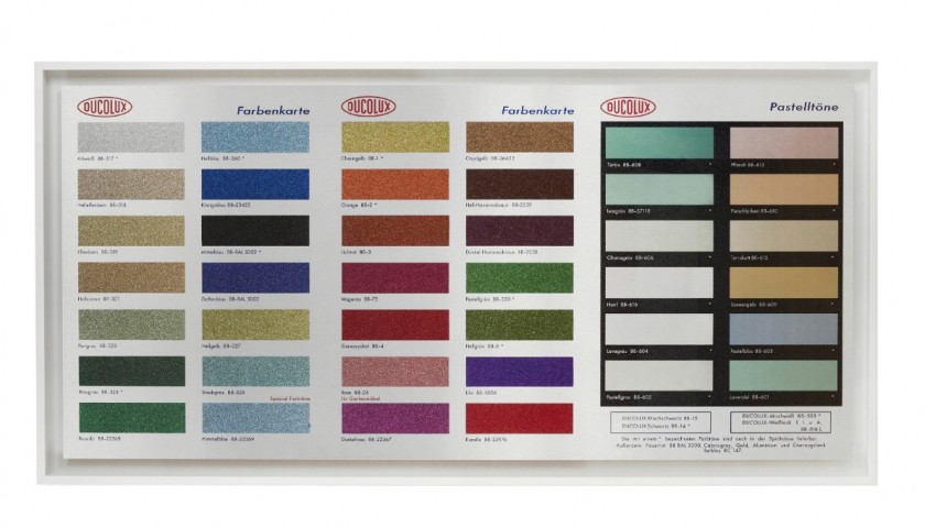 Colour Chart Glitter by Damien Hirst