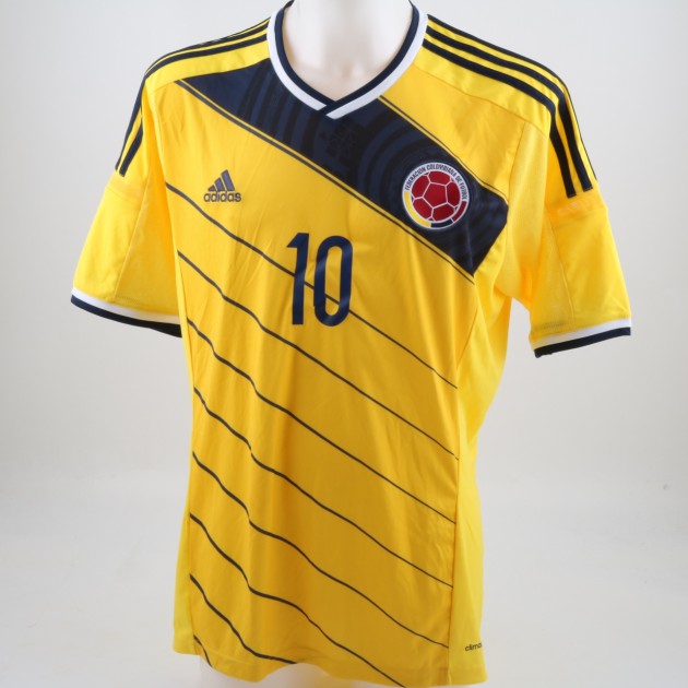 James Colombia shirt, issued/worn 16/17 friendly match