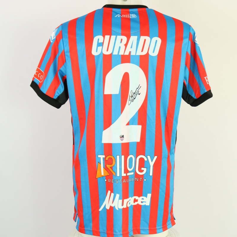 Curado's Signed Match Shirt, Catania vs Padova - Coppa Italia Serie C Final 2024