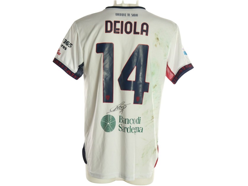 Deiola's Signed Unwashed Shirt, Inter vs Cagliari 2026
