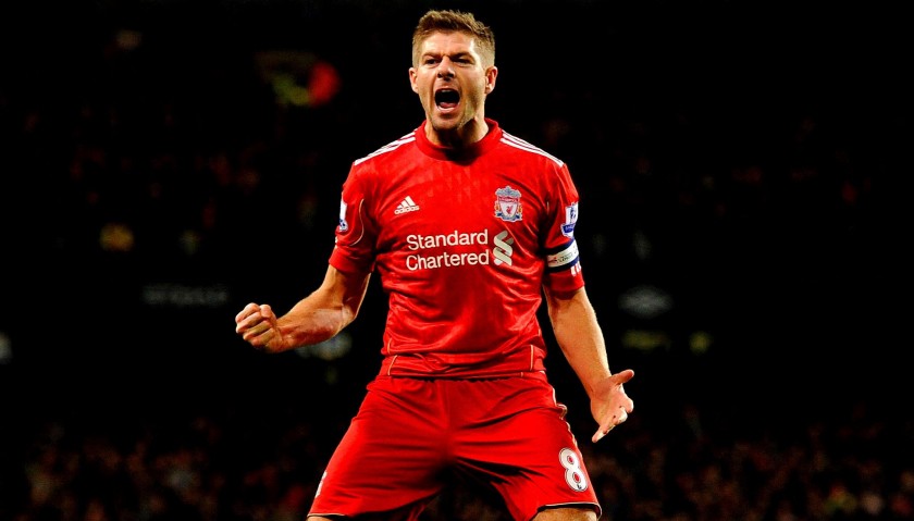 Signed Official Gerrard 2011/12 Liverpool Shirt
