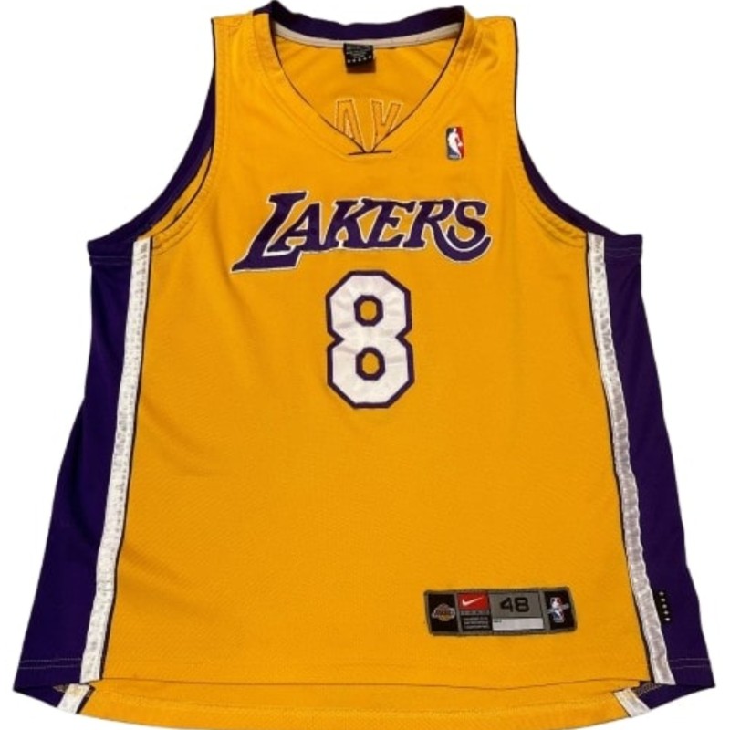 Kobe Bryant's LA Lakers Signed Jersey - Upper Deck COA