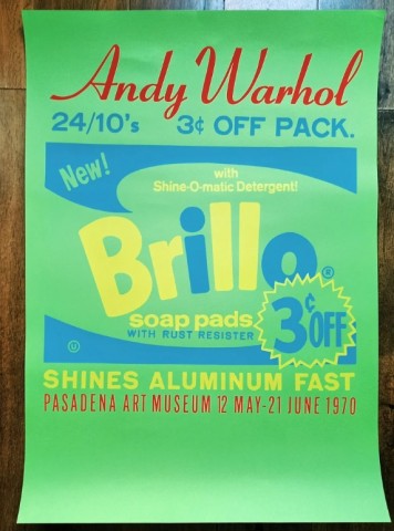 "Brillo Soap Pads" Silkscreen Poster by Andy Warhol