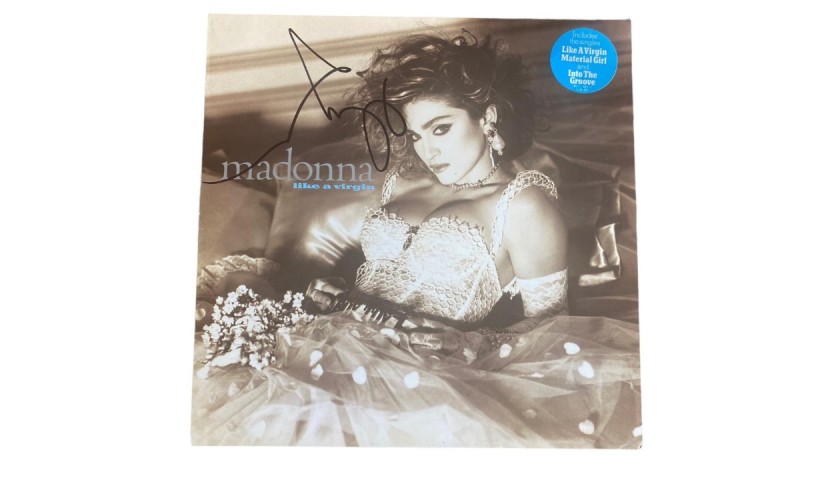 Madonna Signed Like A Virgin Vinyl LP Certified
