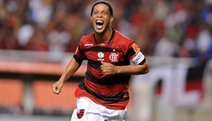 Ronaldinho's Flamengo Worn Shirt, 2012