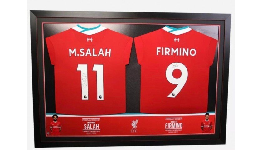 Liverpool signed best sale shirt framed