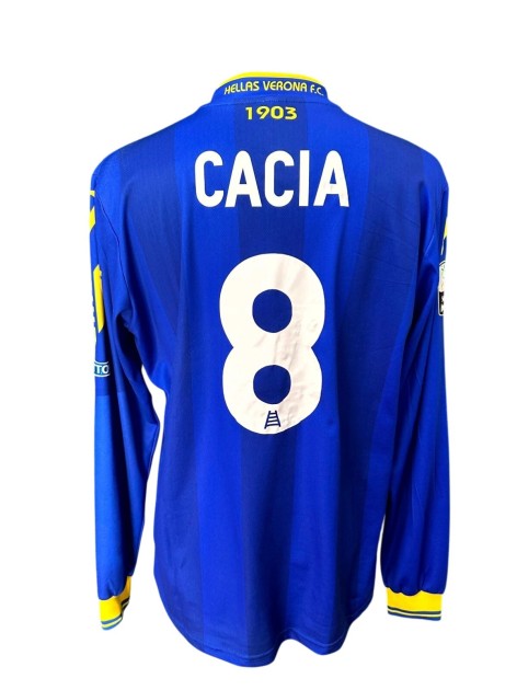Cacia's Hellas Verona Match-Issued Shirt, 2012/13