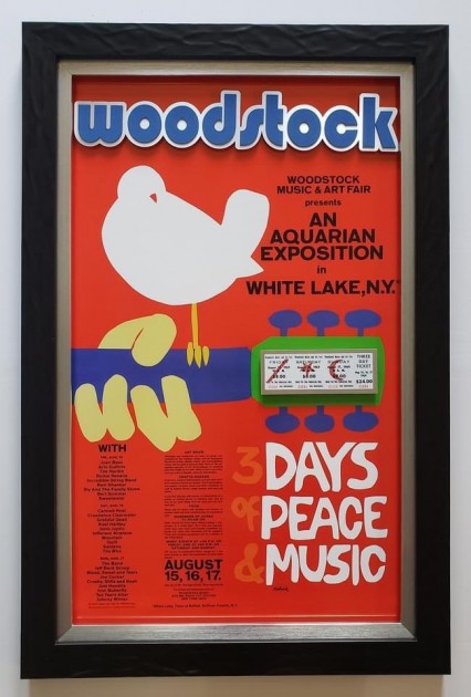 Woodstock Tribute Framed Photo