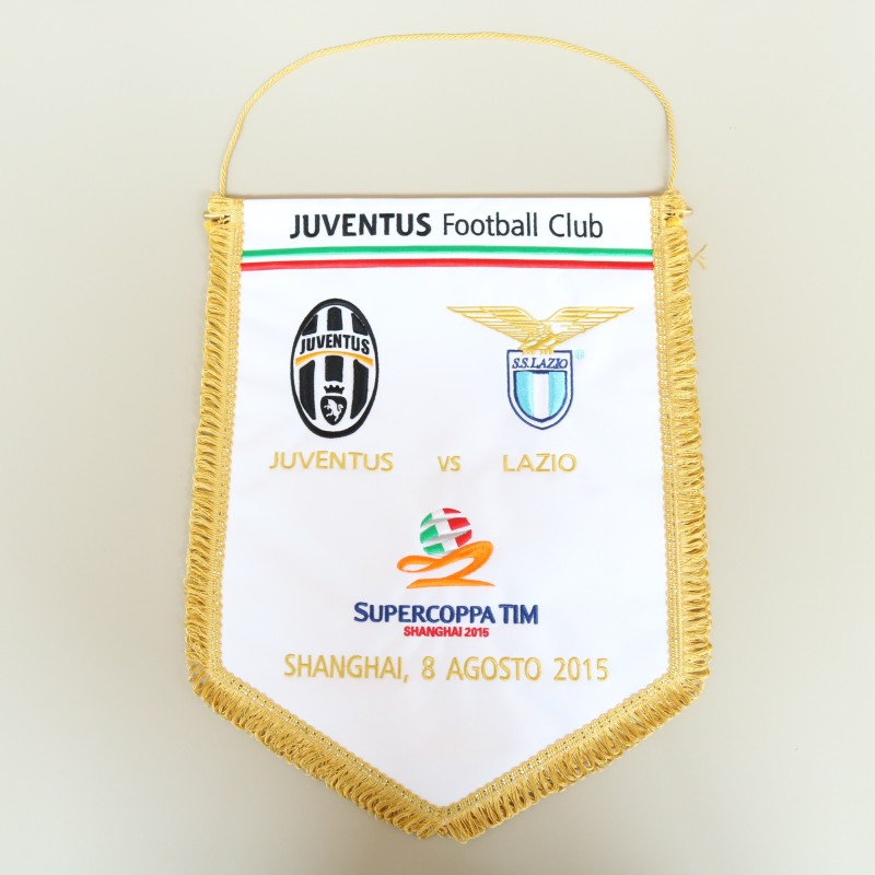 Gagliardetto gara Juventus vs Lazio 2015 - Finale Supercoppa Italiana