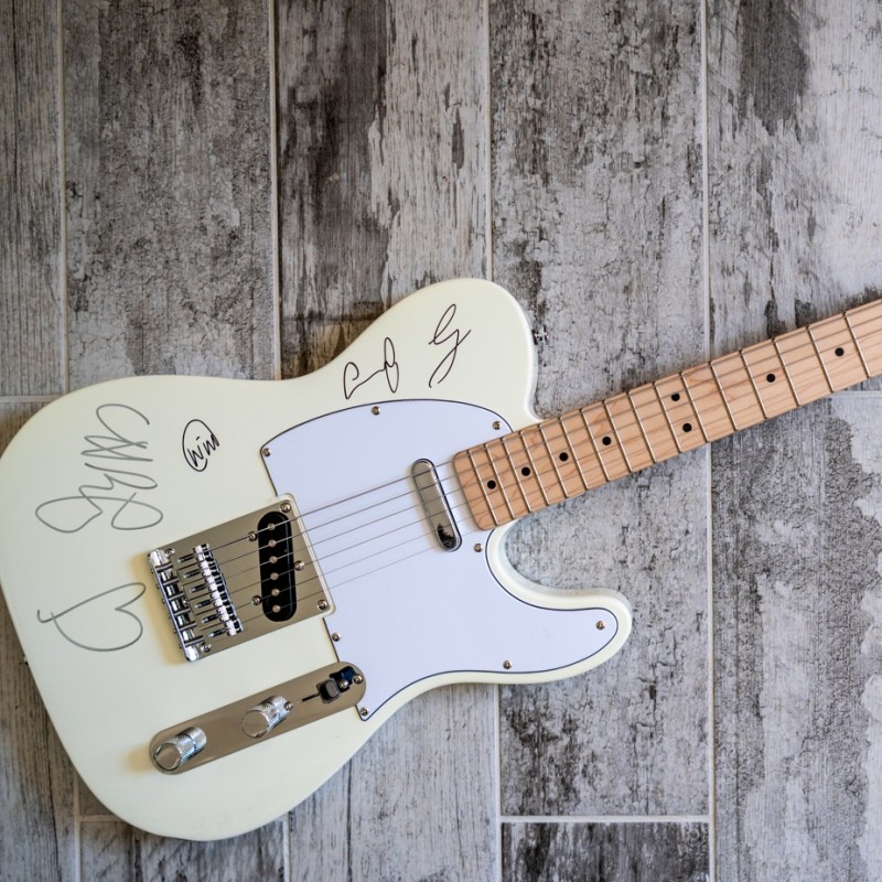 Coldplay Fender Squier Guitar - Signed  