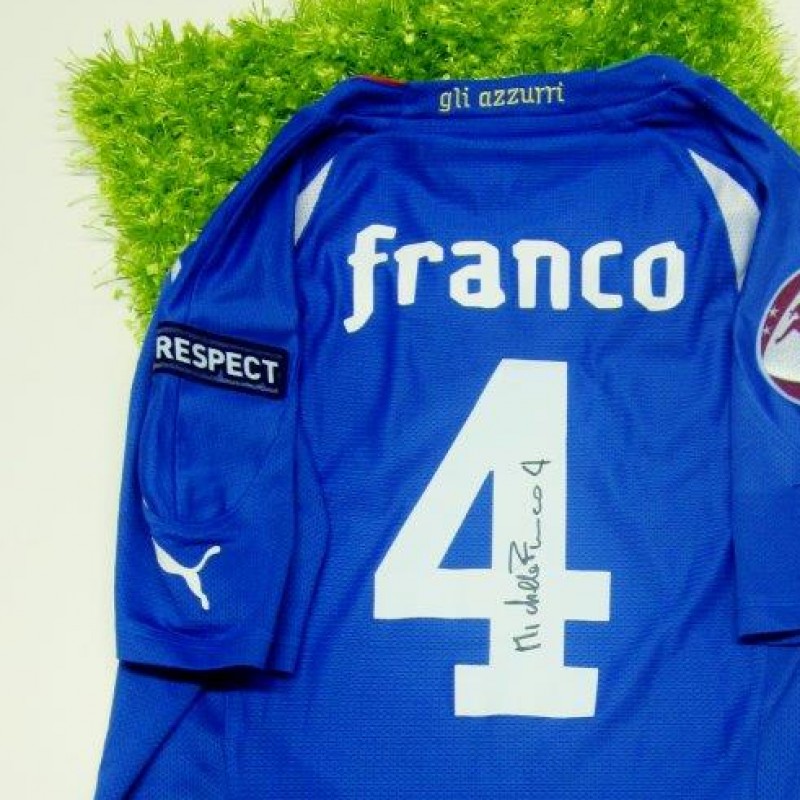 Italy women match worn shirt, Franco, Euro 2011