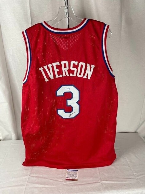 Allen Iverson's Philadelphia 76ers Signed Jersey