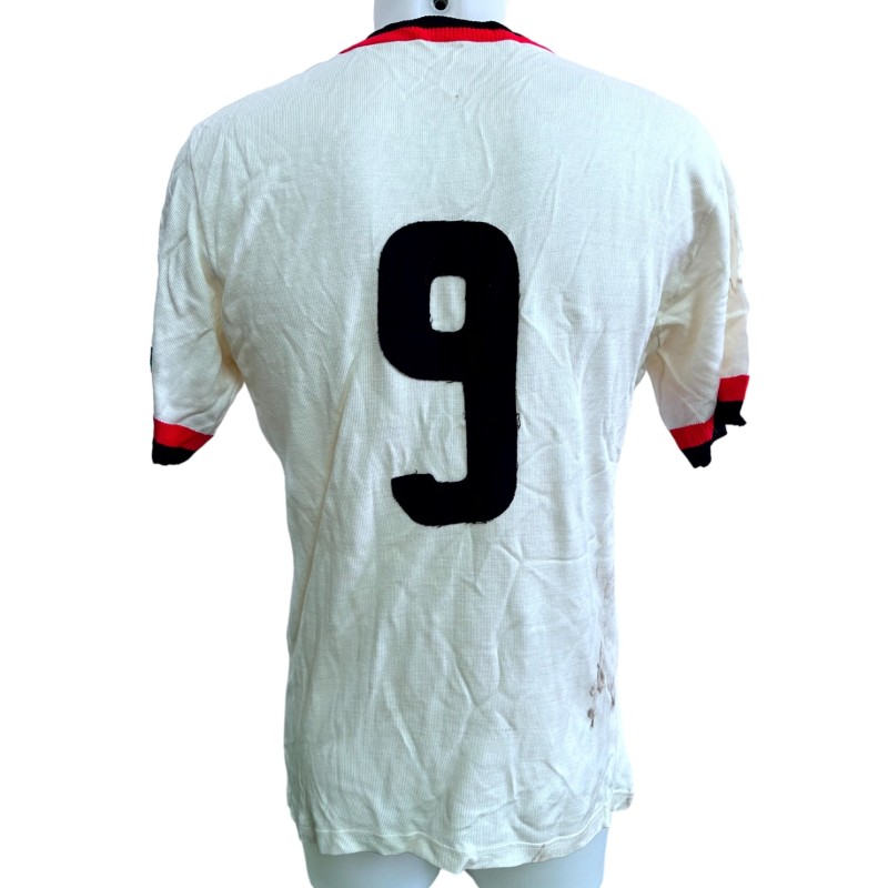 Antonelli's Match Worn Shirt , Milan vs Milan Club 1979/80