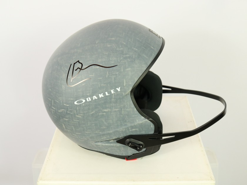 Oakley ski helmet signed by Lucas Braathen and Aleksander Kilde