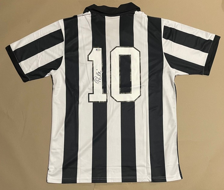 Pelé's Santos 1956 Signed Replica Shirt