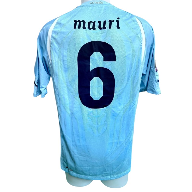 Mauri's Lazio vs Genoa Match-Worn Shirt, 2011