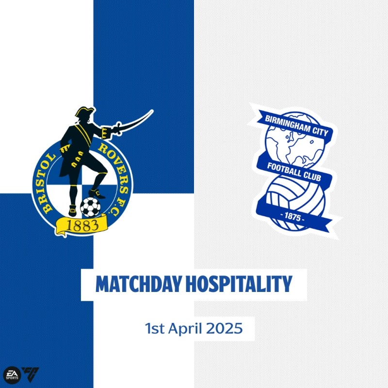 Bristol Rovers v Birmingham City FC Biglietti Suite Hospitality X 2