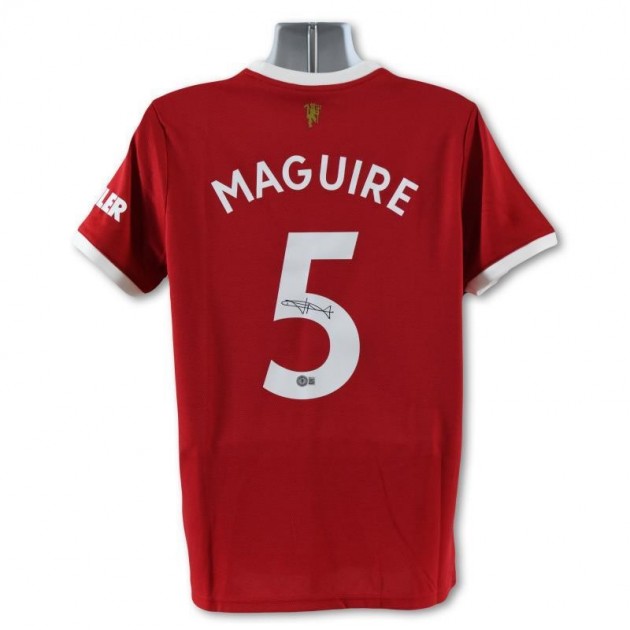 Harry Maguire Signed Man United Shirt