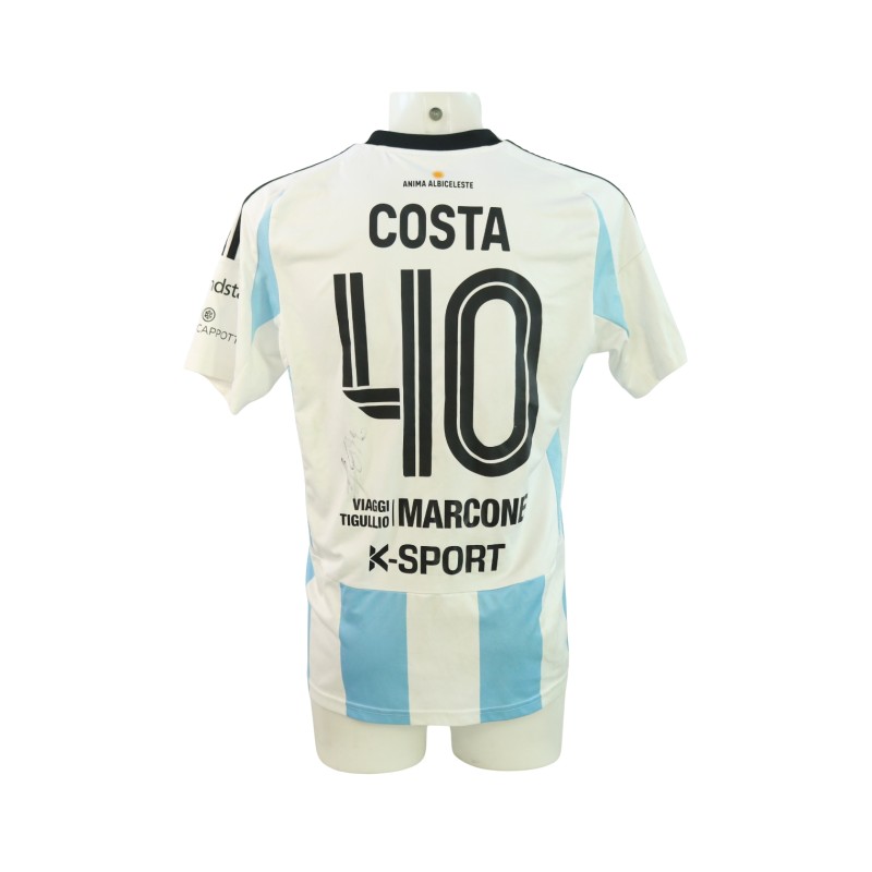 Maglia Costa unwashed Virtus Entella vs Gubbio 2024 - Autografata