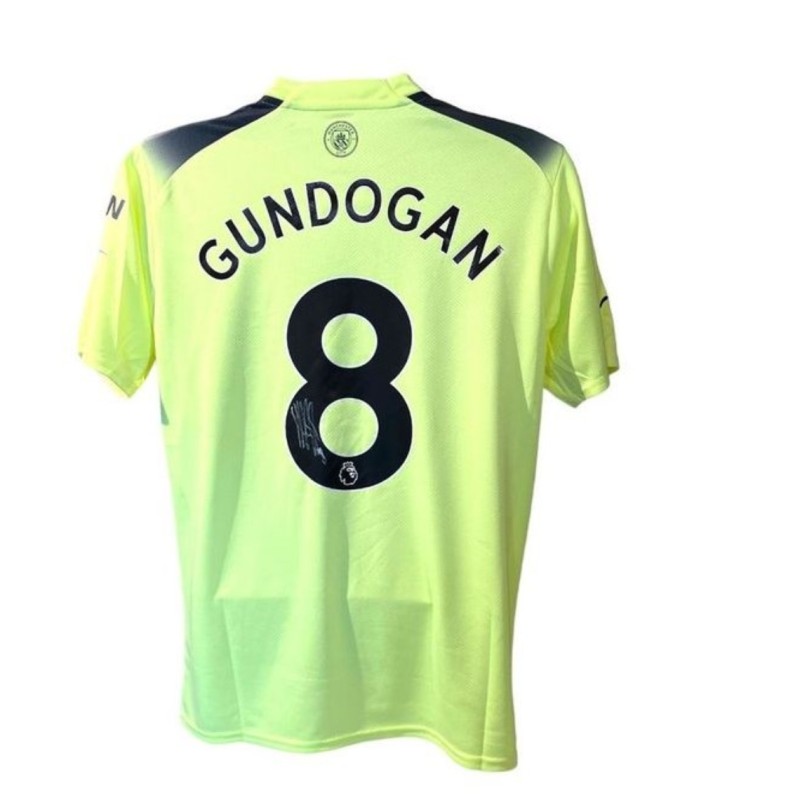 Maglia third ufficiale firmata da Ilkay Gündogan per il Manchester City 2022/23