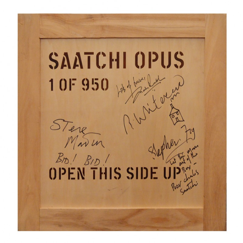 Saatchi Art Opus and Crate Doodled on by Renowned Artists