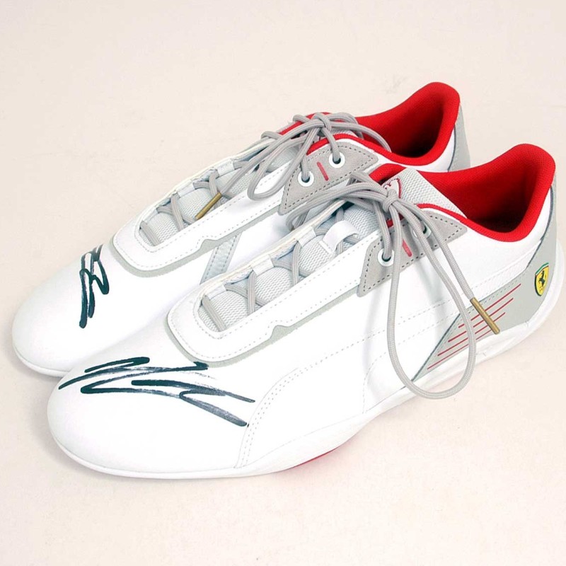 Charles Leclerc Signed Ferrari Shoes