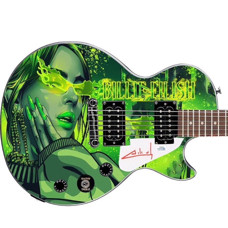Chitarra Gibson Epiphone Les Paul -  Autografata da Billie Eilish