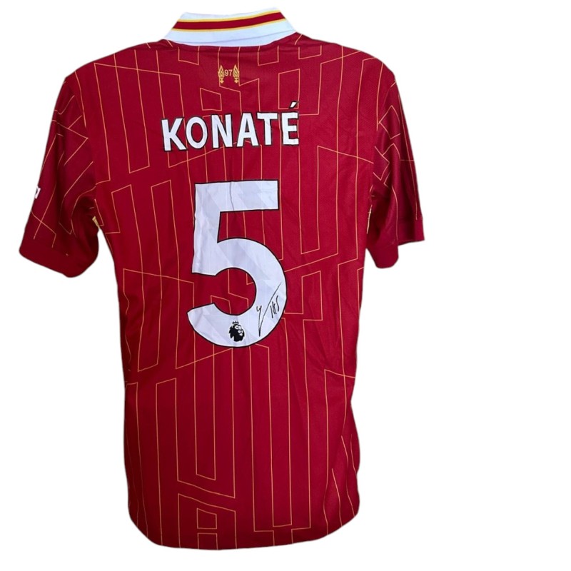 La maglia replica firmata da Ibrahima Konaté per il Liverpool 2024/25