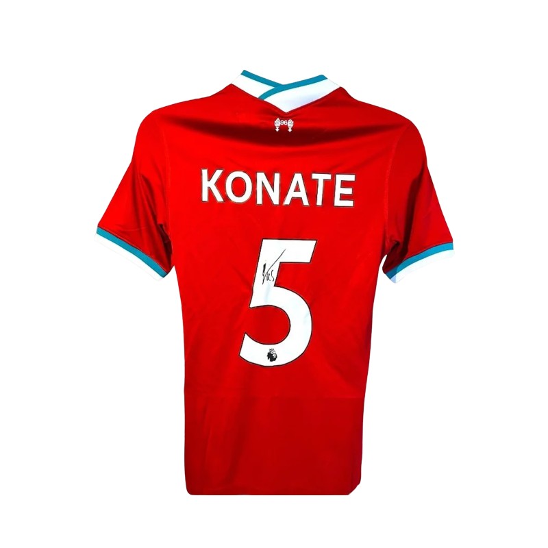 Ibrahima Konate's Liverpool 2020/21 Signed Official Shirt