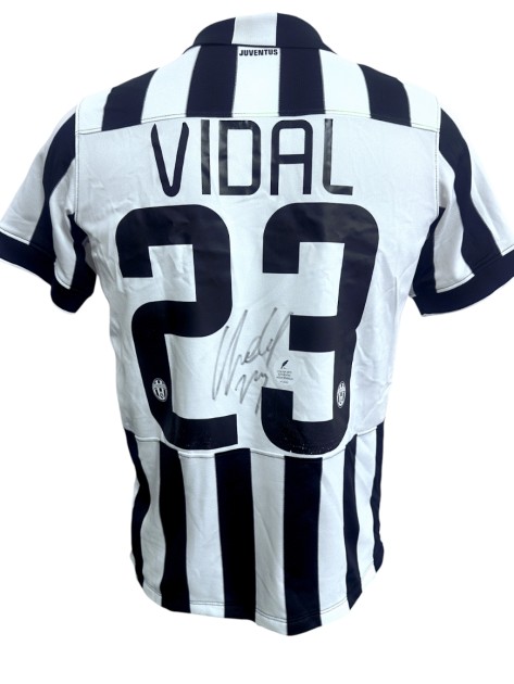 Vidal's Juventus Signed Official Shirt, 2014/15