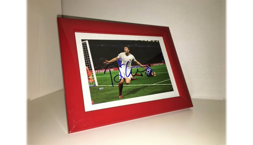 Edin Dzeko Signed Photograph