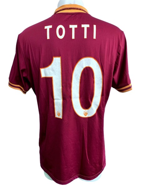 Totti's Issued Shirt, Roma vs Lazio 2013