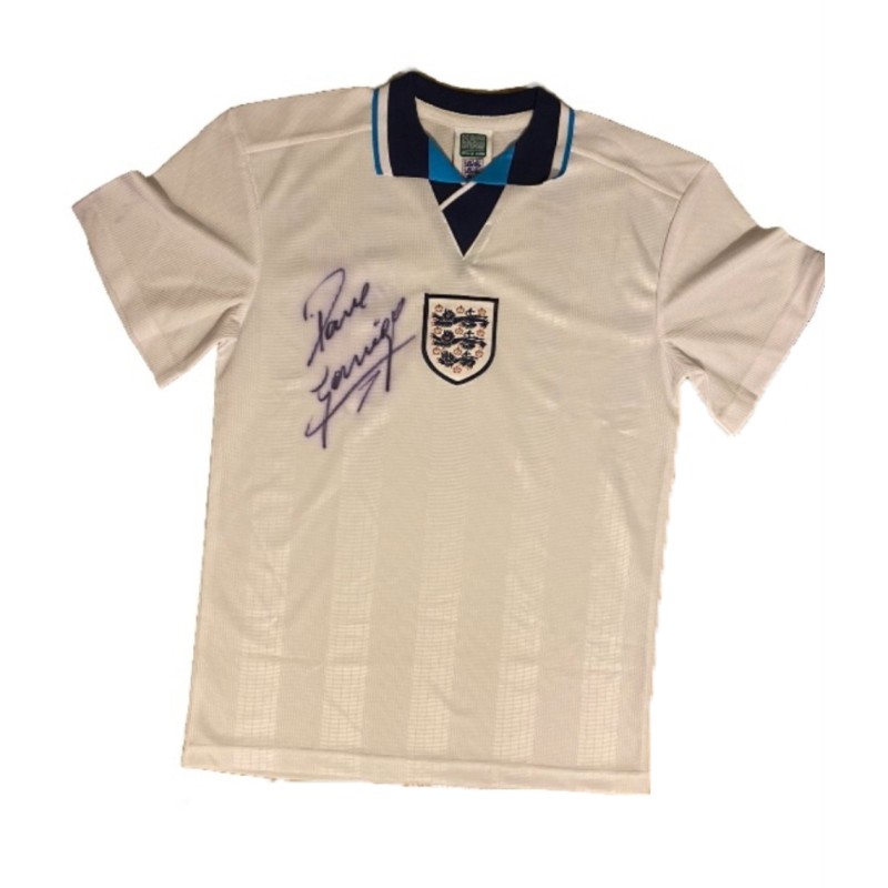 Paul Gascoigne's England Signed Shirt
