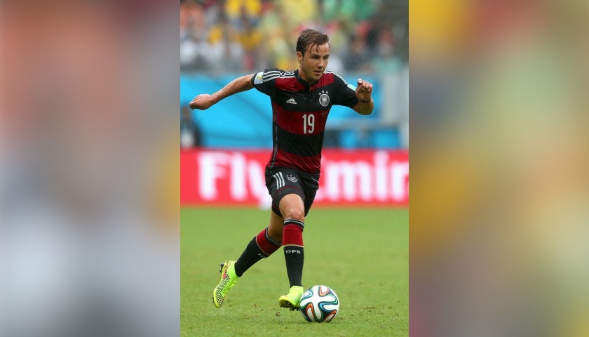 Gotze's Match-Issued Shirt, Brazil-Germany 2014