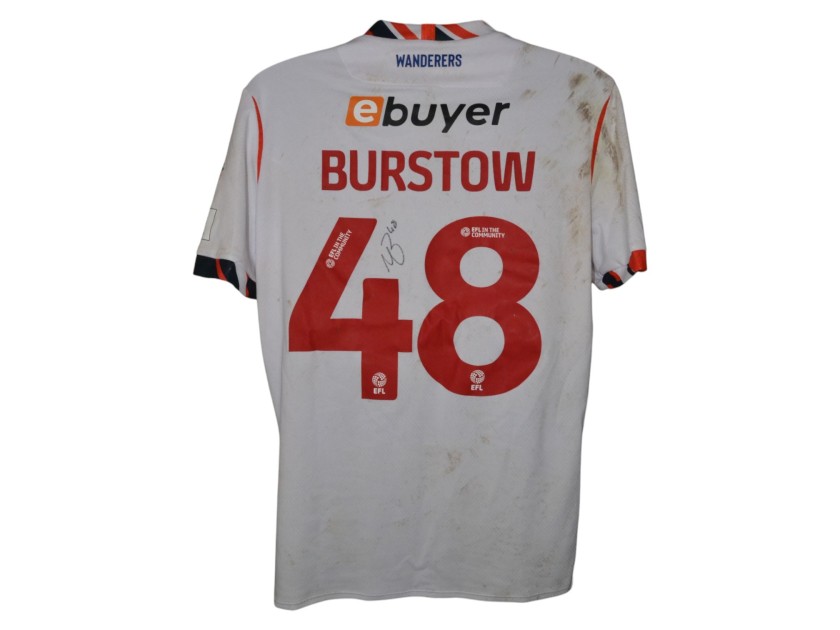 Mason Burstow's Bolton Wanderers 2025/26 Signed Match Worn Goal Scoring Shirt, vs Peterborough 