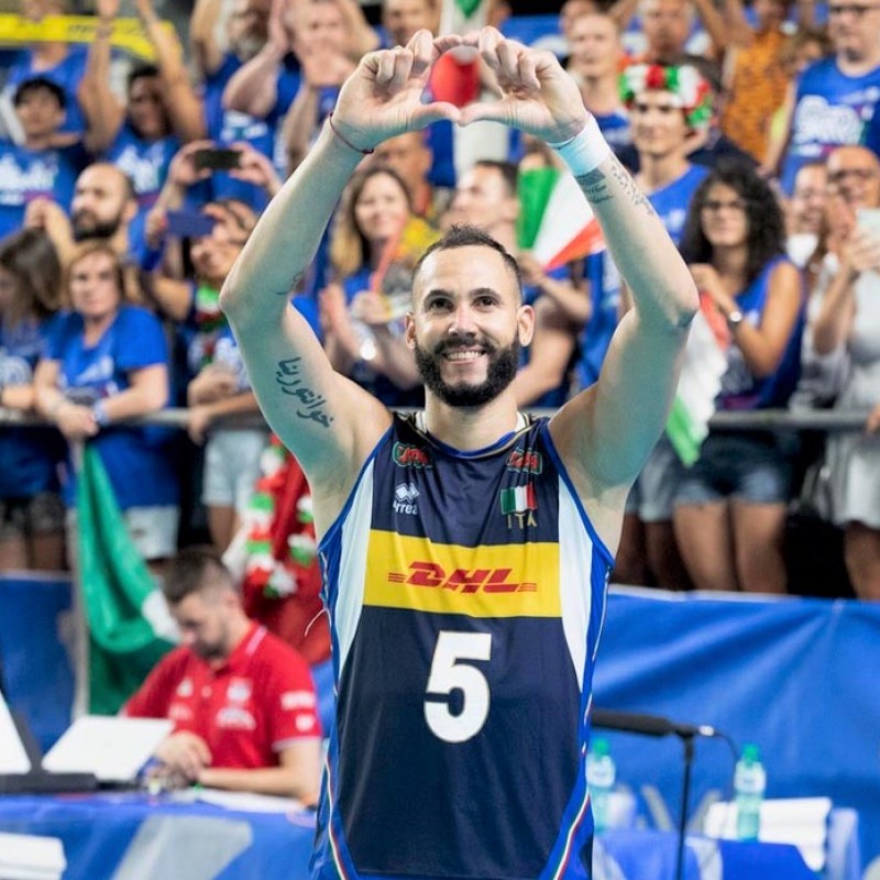 Official Italvolley Vest, 2019 - Signed by Juantorena