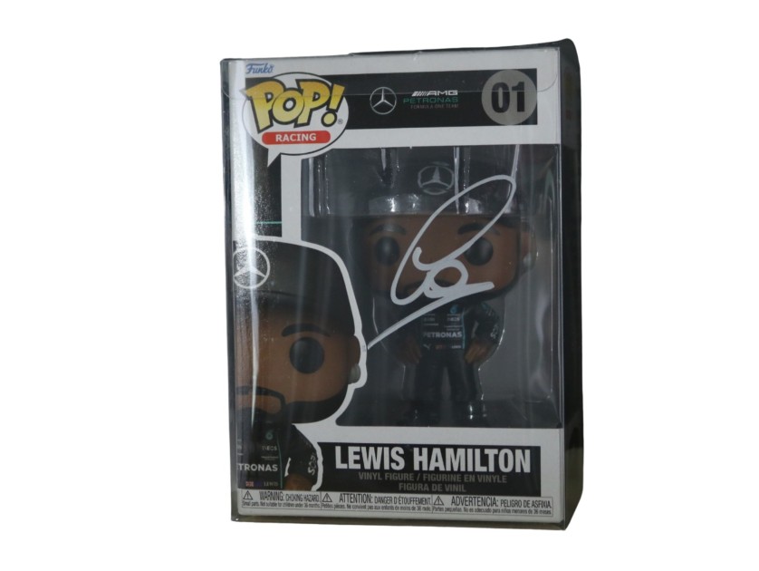 Lewis Hamilton's Mercedes signed Funko POP 
