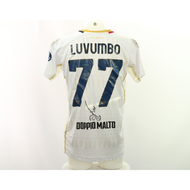 Luvumbo's Fiorentina vs Cagliari Signed Match-Worn Shirt, 2024