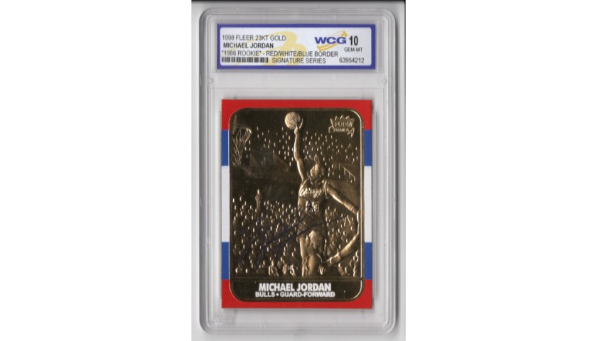 Limited Edition Gold Card Michael Jordan 1998