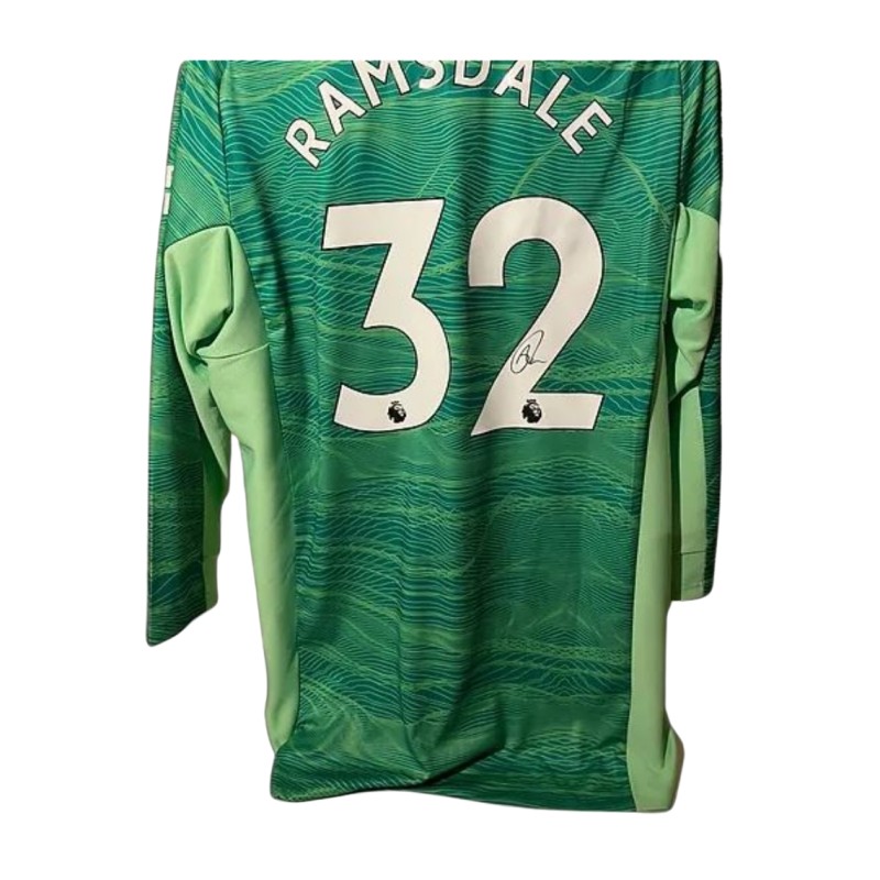 Aaron Ramsdale's Arsenal 2021/22 Signed Official Player Issue Shirt